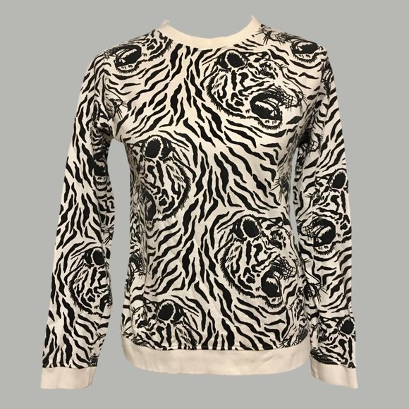 Illustrated People Zebra Tiger Sweater – Small - Picture 2 of 6
